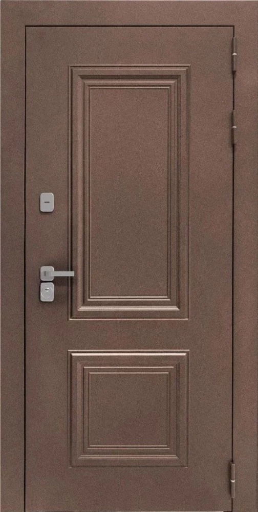 Входная дверь ДвериПРО Д-68 ФЛ-677 (10мм, белый матовый) DPRO196537 внешняя сторона